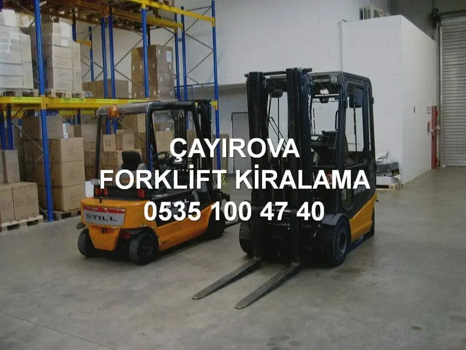 Çayırova Forklift Kiralama