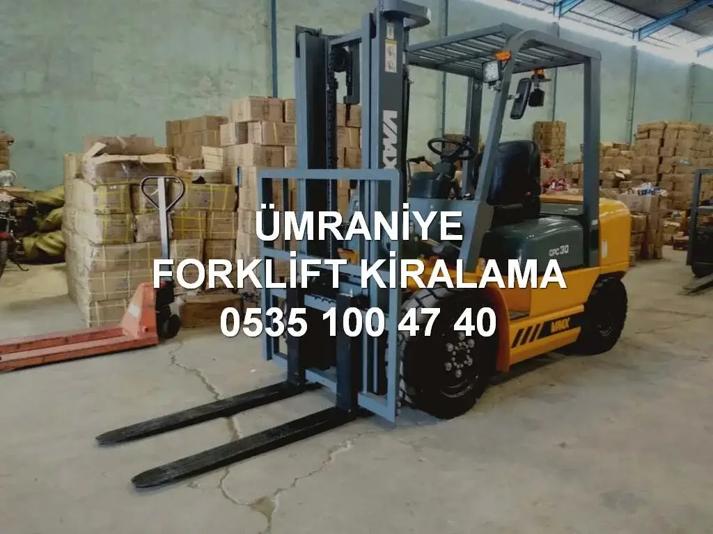 Ümraniye Forklift Kiralama